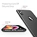 CASEKOO iPhone Xs Max Case Slim Fit Ultra Thin Hard Plastic Cover Matte Finish with Great Grip Compatible with iPhone Xs Max 6.5 inch ONLY [Shell Series] - Phantom Black