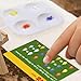 ETI Toys, 11 Piece Kids Art Painting Set with Wood Easel, 2 Wild Animals Themed Canvases, 4 Color Acrylic Paints, 2 Paint Brushes, Palette. Arts Studio for Artist Children Ages 6+ Years Old.