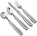 Kinsman KEatlery Weighted Utensils, Set of 4 Includes Knife, Fork, Teaspoon and Soup Spoon