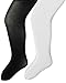 Hanes Big Girls' Girls Solid Opaque Tight (Pack of 2)