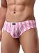 iKingsky Men's Cheeky Boxer Briefs Sexy Low Rise Pouch Men Thong (Small, 6 Pack)