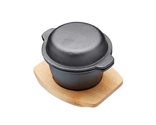 Kitchen Craft Masterclass Artesa Mini Covered Cast Iron Cooking Pot Artgarpot