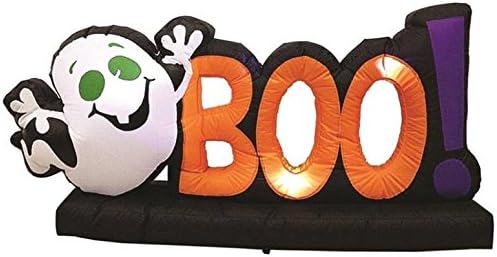 Holiday Basix 90161 Inflatable Halloween Boo With Ghost, 6' H (Pack of 6)