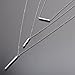 ALEXY Multilayer Bar Pendant Necklace, Boho Stick Bar Choker Necklace Minimalist Y Necklace for Women
