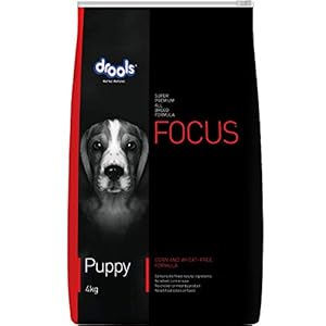 Drools Focus Puppy Super Premium Dry Dog Food, Chicken Flavor, 4kg