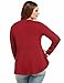 Meaneor Women Plus Size Long Sleeve O-Neck Full Zip Irregular Hem Jacket (L-4XL)