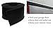 Garage Door Bottom Seal Weather Stripping, T-end Rubber Sealing Replacement Kit, 3-3/4