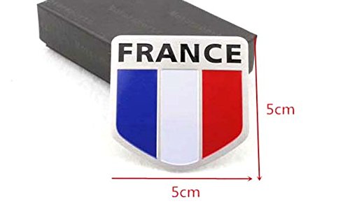 A France French Francia Frankreich Flag Car Emblem Badge Stickers Decal For CITROEN PEUGEOT Renault