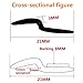 MATCC 13Ft(4M) Car Door Rubber Seal Z Shape Trim Seal Door Edge Guards Weatherstrip Hollow for Car Truck Motor Protector
