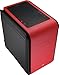 AeroCool MicroATX and Mini-ITX Dead Silence Series Case with Top Removable Dust Filter DS-Cube Red