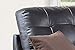 Poundex Bobkona Aria Faux Leather 2 Piece Sofa and Loveseat Set, Espresso