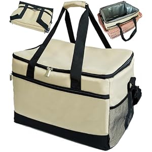 【雑誌掲載!畳めるレジカゴサイズ】 クーラーボックス 大容量 折り畳み 35L 保冷バッグ ソフトクーラボックス