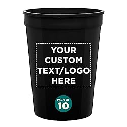 Custom Disposable Plastic Cups 12 oz. Set of