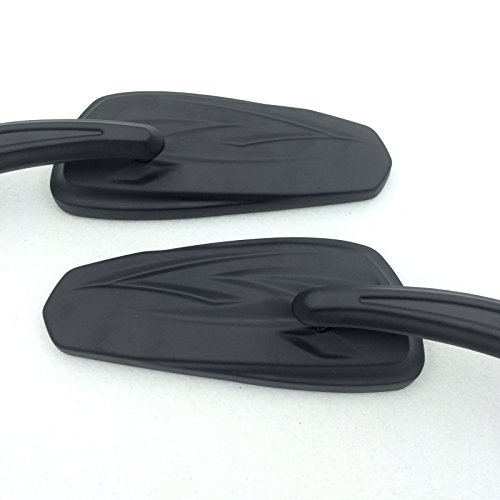 HK Motorcycle Custom Black Lighting Engraved Back Grooved Stem For Fits 1982-Later Harley Davidson Models (excepte VRSCF,and XL1200X mounted below the handlebars)