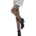 Stretchy Lady's Funky Brown Leopard Print Leggings Tights Pants