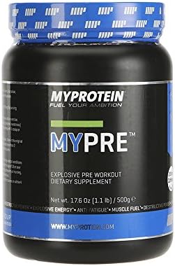 MyProtein MyPre Pre Workout Powder for Women and Men, 1.1 lb Tub (Sour Apple)