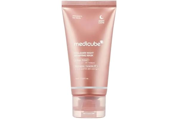 Medicube Collagen Overnight Wrapping Peel Off Facial Mask Pack - Elasticity & Hydration Care, Reduces Sagging & Dullness - Hy