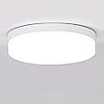 DLLT 12W LED Flush Mount Ceiling Light, 4.72” Closet Ceiling Light Fixtures, Flat Modern Round Lighting Fixture for Laundry Room, Hallway, Bedroom, Basements, Kitchen(Cool White 6000k)