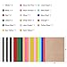 JANDJPACKAGING HTV Heat Transfer Vinyl Bundle - 25 Packs in Assorted Colors Iron On Vinyl 12