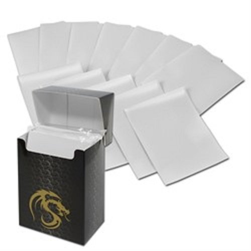(1) White BCW Deck Guard Pack - Trading Card Sleeves - 80 Sleeves per Pack - BCW-DGM80-WHI