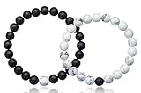 Hamoery Couples Beads Bracelet Energy Stone Friendship Relationship Bracelet Jewelry Set