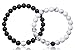 Hamoery Couples Beads Bracelet Energy Stone Friendship Relationship Bracelet Jewelry Set