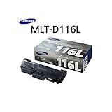 Samsung MLT-D116L Black Toner (3,000 pages) High Yield Toner for SL-M2825DW, SL-M2875FD/FW, SL-M2835DW, SL-M2885FW,