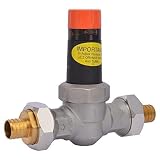 Cash Acme EB25-DUPE 23140-0045 1-inch Double Union PEX Ends Pressure Regulator, Ball Valve, Water Shut Off Valve, Push Connect Fittings, Brass, Handle, PEX, Plumbing Fittings