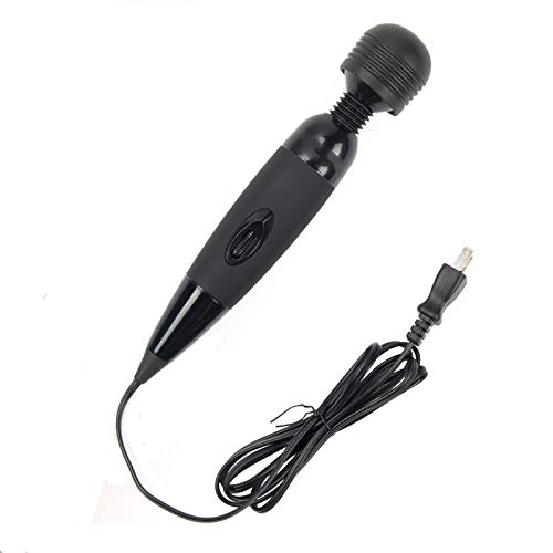 Feefine Handheld Wand,Personal Vibrate Wand Massager Multi-Speed Whisper Quiet, Waterproof, Handheld, Cordless for Neck Shoulder Back Body Massage, Sports Recovery Personal Shoulder Neck (Black)