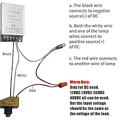 Light Control Switch ONEVER DC 12V 24V 36V 48V Dusk