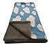 Small Pets and Company Guinea Pig Fleece Cage Liner | Fleece Guinea Pig Bedding | Midwest, C&C, Corner Pad (Midwest, Clouds on Blue)
