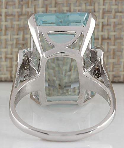 Vintage Women Silver Ring Wedding Jewelry Gift Size 8