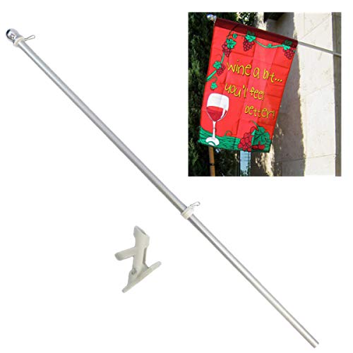 Best Flags 5 ft Aluminum Pole with Bracket