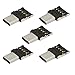chenyang 5 Pack USB C OTG Adapter USB C Male to USB 2.0 Female Ultra Mini Size Connector Adapter