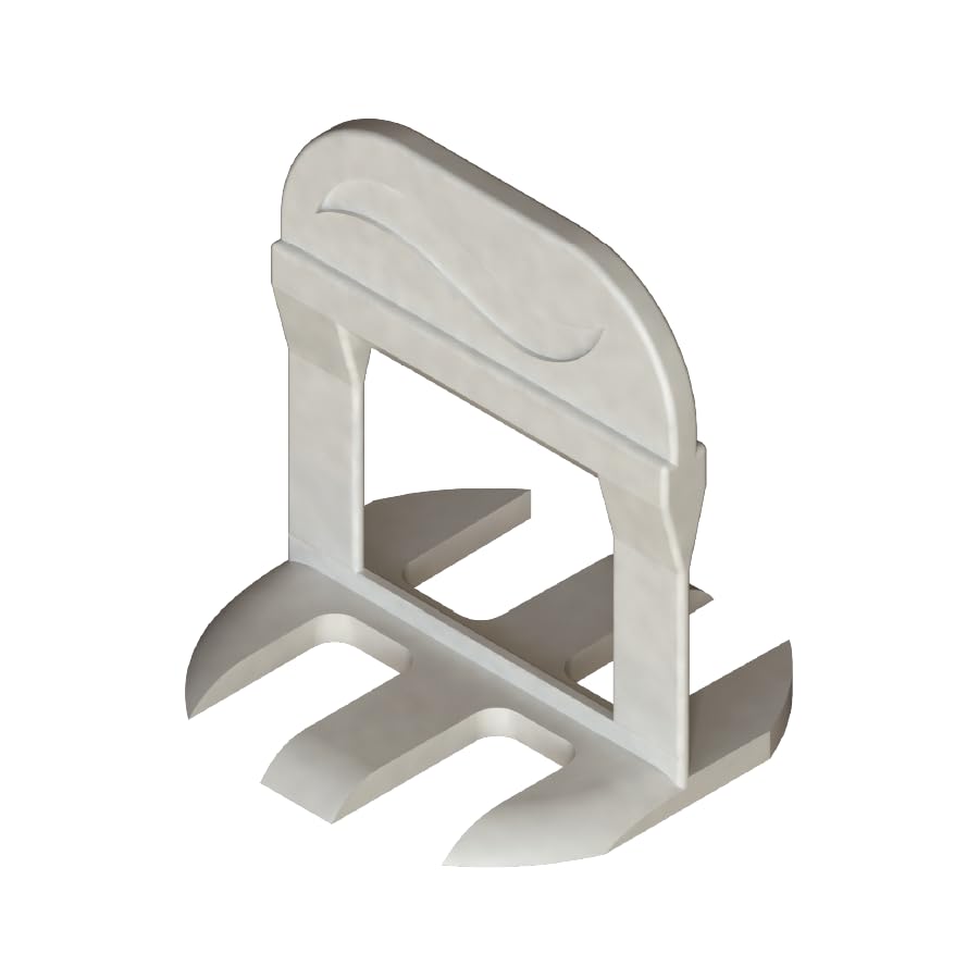 Makofix Tile Leveling System - 1mm Premium Tile Spacers, Enhanced 1mm Leveling Clips for Professional Ceramic Tile and Stone Installation, Achieve Perfectly Even Tiles with Ease (200)