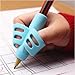 BrightAutism 3 Pack Training Pencil Holder - Posture Correction Tool - Writing Aid Grip - Ergonomic Silicone Finger Grip -Training pencil grip for Handwriting - Specialized for children with Autism, A