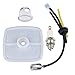 Hipa Tune Kit with Air Filter Spark Plug Primer Bulb for Echo GT225 GT225i PAS225 PE225 PPF225 SHC225 SHC225s SRM225 SRM225i SRM225SB SRM225U Trimmer primary