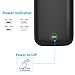 iPhone X Battery Case, 5000mAh Vproof Portable Charger Charging Case Rechargeable External Battery Pack Protective Cover for Apple iPhone x, iPhone 10(5.8 Inch) (Black)