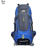 GOHYO 70L Lightweight Large Capacity Hiking Backpack Camping Backpacking Travel Free Rain Cover