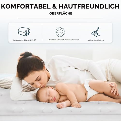 Luftmatratze 2 Personen, Luftmatratze Selbstaufblasend mit Integrierter Pumpe, Luftbett Selbstaufblasend in 3 Minuten, Aufblasbare Matratze für Camping & Heimgebrauch 193x137x46cm