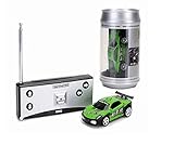 Coke Can Mini RC Radio Remote Control Micro Racing Car 4 Frequencies (Green) by Youngstore