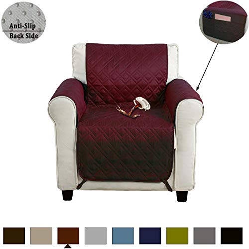 RBSC Home 23 Inch Armchair Cover - 100% Waterproof with Anti-Skip Back Side Chair Cover for Pets, Dogs, Cats and Kids Washable Protector(23