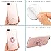 4-Pack Phone Ring Holder 360 Rotation Finger Stand Grip Kickstand for Smartphones and Tablets (Crystal Diamond)