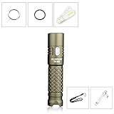 Bundle: Klarus Mi7 CREE XP-L HI V3 LED 700 Lumens Flashlight with AA Battery and SkyBen USB Light (Mil-Spec Olive Drab)