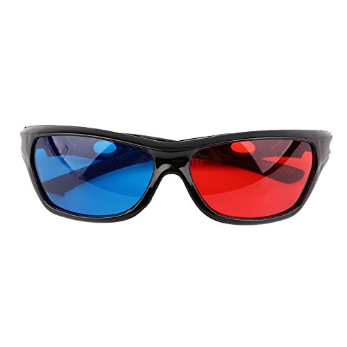 Frame Amo Universal Anaglyph 3D TV Glass, Red and Blue Lens, 10-PACK