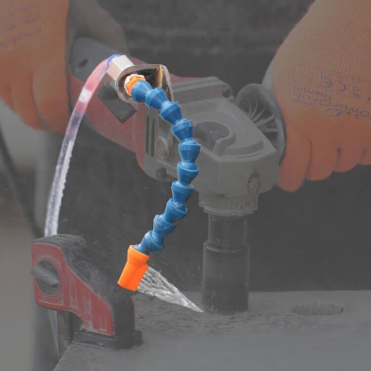 Raizi Angle Grinder Water Attachments Water Pump and Bracket Universal Wet-Cut Water-Nozzle External Waterfeed Accessory with Leakage Protector — image 1