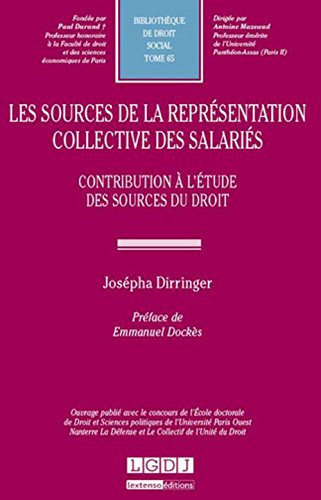 Les  sources de la représentation collective des salariés