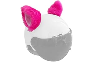 TSANGBABY Cat Ears for Helmet Plush Ears Adhesive Helmet Accessory for Bicycle Motorcycle Smooth Surfaces Helmet Decor