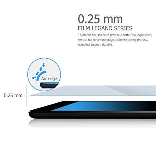 IVSO Screen Protector for Samsung Galaxy Tab A 10.1 2019,No-Bubble 9H Hardness Tempered Glass Screen Protector for Samsung Galaxy Tab A 10.1 Inch SM-T510,SM-T515 2019 Release Tablet - Thumbnail 7