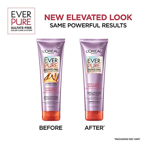 L'Oreal Paris EverPure Frizz Defy Shampoo and Conditioner Kit for Color-Treated Hair, 8.5 Ounce Each (Set of 2) - Image 3
